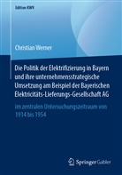 Christian Werner - Die Politik der Elektrifizierung in Bayern und ihre unternehmensstrategische Umsetzung am Beispiel der Bayerischen Elektricitäts-Lieferungs-Gesellschaft AG