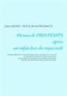 Cedric Menard, Cédric Ménard - Menus de printemps après un infarctus du myocarde