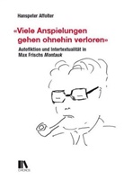 Hanspeter Affolter - "Viele Anspielungen gehen ohnehin verloren"