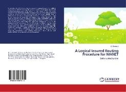S Ramesh, S. Ramesh - A Logical Insured Routing Procedure for MANET Defence Mechanism
