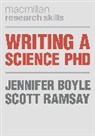 Jennife Boyle, Jennifer Boyle, Scott Ramsay - Writing a Science PhD