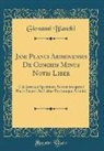 Giovanni Bianchi - Jani Planci Ariminensis De Conchis Minus Notis Liber