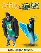 Angela Westfild - Sing and Surfs Up Coloring Book: 2 in 1 Coloring Book for Kids and Adults, Activity Book, Great Starter Book for Children with Fun, Easy, and Relaxing