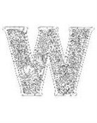 Daylite Publishing - W: Color-The-Cover Monogram Journal or Monogram Notebook to Write in (Gift Journal)