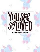 Jenily Publishing - You Are So Loved: My Pregnancy Journal Blue Elephant