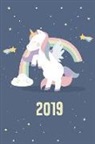 Flippin Sweet Books - 2019 Magical Unicorn Weekly Planner: Cute 12 Month Daily Organizer Planner 6x9