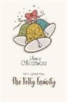 Lovely Hearts Publishing - Merry Christmas with Love from the Kelly Family: Blank Lined 6x9 Christmas Last Name / Surname Monogram Emblem Journal/Notebooks as Christmas and New
