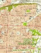 Noon Sun Handy Books - 2019 Weekly Planner: Kansas City, Missouri (1957): Vintage Topo Map Cover