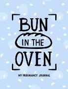 Jenily Publishing - Bun in the Oven: My Pregnancy Journal Light Blue