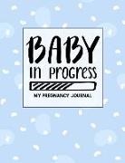 Jenily Publishing - Baby in Progress: My Pregnancy Journal Light Blue