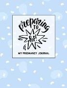 Jenily Publishing - Preparing to Pop: My Pregnancy Journal Light Blue