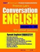 Kevin Lee, Matthew Preston - Preston Lee's Conversation English for Slovak Speakers Lesson 21 - 40