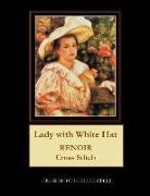 Cross Stitch Collectibles, Kathleen George - Lady with White Hat: Renoir Cross Stitch Pattern