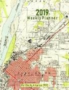 Noon Sun Handy Books - 2019 Weekly Planner: Fort Smith, Arkansas (1951): Vintage Topo Map Cover