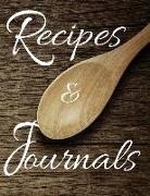 The Lights Hunter - Recipes & Journals: Lined or Ruled Blank Cookbook Recording Notes for Favourite and Family Menus