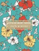 Nine Journal - Appointment Book: Pretty Floral Appointment Calendars Planner for Hair Stylist Salons Spas Beauty Barber Business Appointment Book Perso