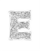 Daylite Publishing - E: Color-The-Cover Monogram Journal or Monogram Notebook to Write in (Gift Journal)