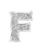 Daylite Publishing - F: Color-The-Cover Monogram Journal or Monogram Notebook to Write in (Gift Journal)