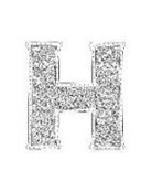 Daylite Publishing - H: Color-The-Cover Monogram Journal or Monogram Notebook to Write in (Gift Journal)