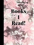 Jaz Books - Reading Log: A Pink Shabby Themed Cute Reading Journal and Organizer for Book Lovers