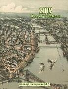 Noon Sun Handy Books - 2019 Weekly Planner: Pittsburgh, Pennsylvania (1902): Vintage Panoramic Map Cover