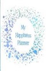 The Happy Journals - My Happiness Planner: The Perfect Planner Keep Track of Your Positive Mindset and Work Towards a Happier Lifestyle with a Blue Sparkle Desig