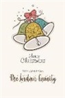 Lovely Hearts Publishing - Merry Christmas with Love from the Jordan Family: Blank Lined 6x9 Christmas Last Name / Surname Monogram Emblem Journal/Notebooks as Christmas and New