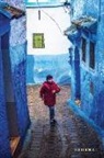 Travelopi Books, Shaun Busuttil - Journal: Lined Notebook Rainy Blue Chefchaouen, Morocco