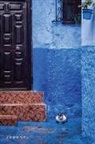 Travelopi Books, Shaun Busuttil - Journal: Lined Notebook Cute Cat Blue City, Morocco