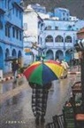 Travelopi Books, Shaun Busuttil - Journal: Lined Notebook Rainy Day Blue City, Morocco