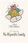 Lovely Hearts Publishing - Merry Christmas with Love from the Reynolds Family: Blank Lined 6x9 Christmas Last Name / Surname Monogram Emblem Journal/Notebooks as Christmas and N