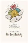 Lovely Hearts Publishing - Merry Christmas with Love from the Cruz Family: Blank Lined 6x9 Christmas Last Name / Surname Monogram Emblem Journal/Notebooks as Christmas and New Y