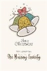 Lovely Hearts Publishing - Merry Christmas with Love from the Murray Family: Blank Lined 6x9 Christmas Last Name / Surname Monogram Emblem Journal/Notebooks as Christmas and New
