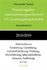 Alexander Sprick - Praxisratgeber Unternehmergesellschaft UG (haftungsbeschränkt) 2018/2019