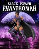 Black Nationalists Comics - Black Power Phanthomah: 8x10 College Ruled Lined Paper, 100 Pages, Black Super Hero Notebook