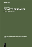 Guicennas, Kurt Lindner - De arte bersandi