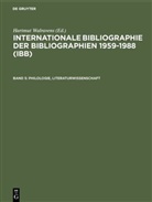 Ursula Olejniczak, Käthe Schmiedecke, Hartmut Walravens - Internationale Bibliographie der Bibliographien 1959-1988 (IBB) - Band 5: Philologie, Literaturwissenschaft