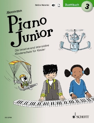 Hans-Günter Heumann, Leopé, Leopé - Piano Junior: Duettbuch. Bd.3 Vierhändiges Spielbuch zur Klavierschule. Band 3. Klavier 4-händig.
