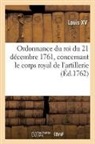 Louis XV - Ordonnance du roi du 21 decembre