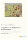Pau Deussen, Paul Deussen, Otto Strauss - Vier philosophische Texte des Mahâbhâratam