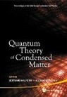Halperin Bertrand I, Halperin Bertrand I, Bertrand I Halperin, Bertrand I Halperin, Bertrand I. Halperin, Alexander Sevrin... - Quantum Theory Of Condensed Matter - Proceedings Of The 24th Solvay Conference On Physics