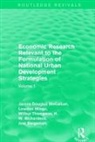 Joel Bergsman, Bergsman Joel, Alan W. Evans, Evans Alan W., Peter Greenston, Greenston Peter... - Economic Research Relevant to Formulation of National Urban