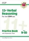 CGP Books, CGP Books, CGP Books, CGP Books - 11+ CEM Verbal Reasoning Practice Book & Assessment Tests - Ages 9-10 (with Online Edition)