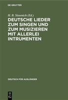 H. B. Sissenich - Deutsche Lieder