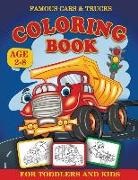 Mila Ryan - Famous Cars and Trucks Coloring Book for Toddlers and Kids Age 2-8: Kids Coloring Book, Cars Coloring Book, Activity Book, Activity Coloring Book for