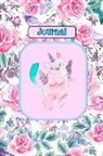 Rainbow Cloud Press - Journal: Caticorn Cute Unicorn Cat Blank Lined Pages for Writing Daily Thoughts, Dreams, Inspirations