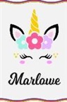 Sofia Taylor - Marlowe: Personal Notebook Personal Diary Unicorn Notebook Writing Journal Personalized Notebook Custom Notebook Unicorn Gift U