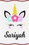 Sofia Taylor - Sariyah: Personal Notebook Personal Diary Unicorn Notebook Writing Journal Personalized Notebook Custom Notebook Unicorn Gift U