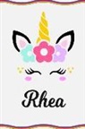 Sofia Taylor - Rhea: Personal Notebook Personal Diary Unicorn Notebook Writing Journal Personalized Notebook Custom Notebook Unicorn Gift U