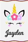 Sofia Taylor - Jayden: Personal Notebook Personal Diary Unicorn Notebook Writing Journal Personalized Notebook Custom Notebook Unicorn Gift U